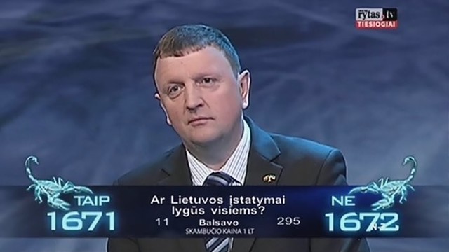 „Sąmokslo teorija“: ar Lietuvos įstatymai lygūs visiems? (I)