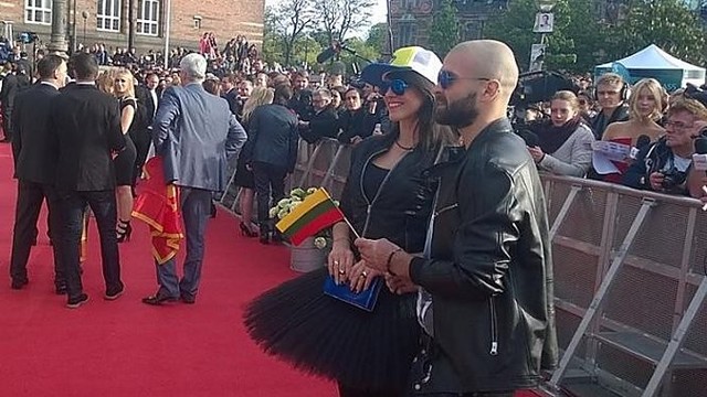 Lietuvos atlikėja žengė „Eurovizijos“ raudonuoju kilimu