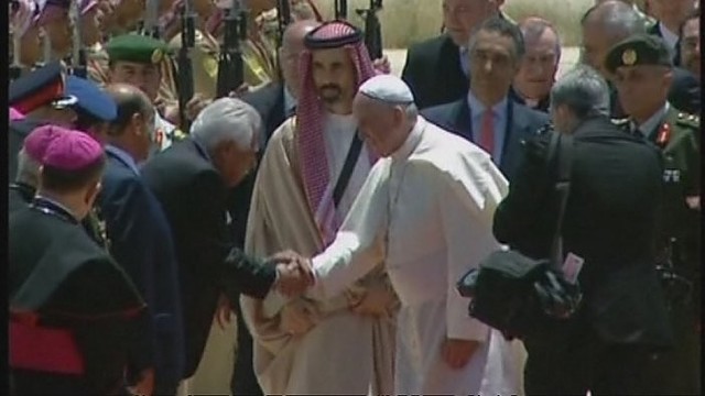 Popiežius Pranciškus atvyko į Jordaniją