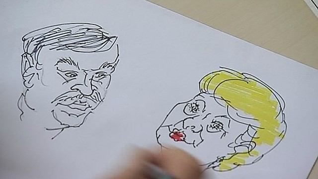 Karikatūristas atskleidžia, kaip pasikeitė prezidentė per 5 m.