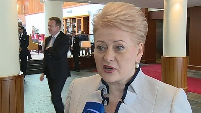 Dalia Grybauskaitė: „Lietuva užsidirbo būti stipriausiųjų klube“