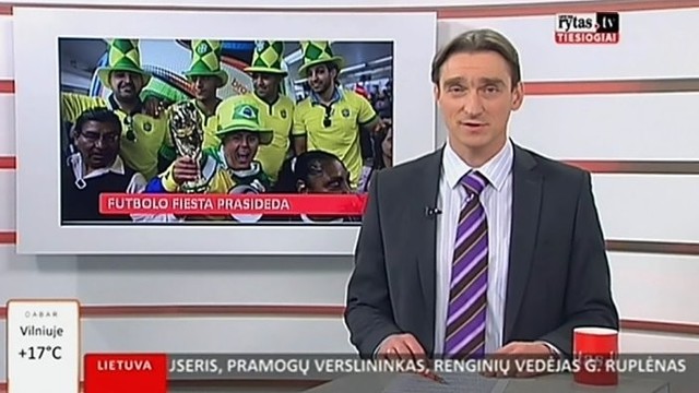 „Reporteris“: Brazilijoje prasideda pasaulio futbolo fiesta (II)