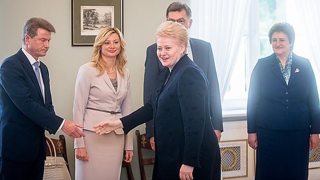 D.Grybauskaitė susitiko su valdančiųjų partijų lyderiais