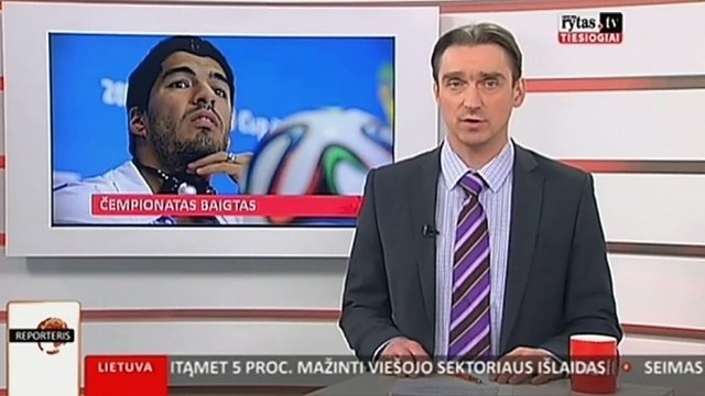 „Reporteris“: varžovui įkandęs L. Suarezas diskvalifikuotas II