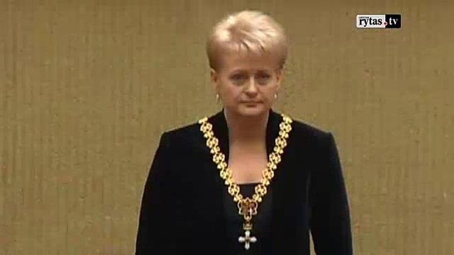 Šeštadienį – D. Grybauskaitės inauguracijos ceremonija