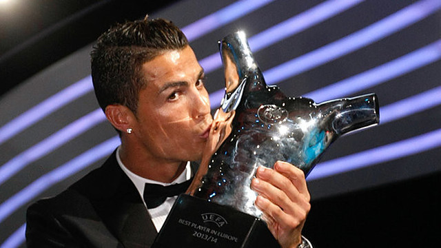 Geriausiu Europos futbolininku vėl išrinktas Cristiano Ronaldo