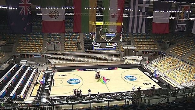 Žvilgsnis į areną, kurioje kovas pradės krepšinio rinktinė