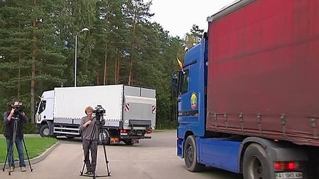 Sunkvežimiai su parama išvyko į Ukrainą
