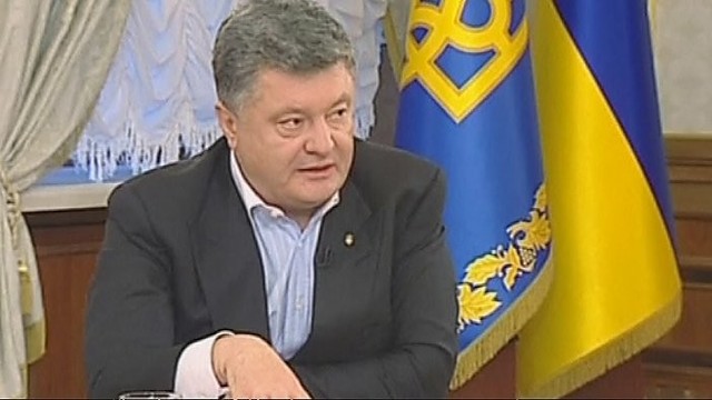 P. Porošenka: Ukraina turės būdų apsiginti, jei paliaubos žlugs