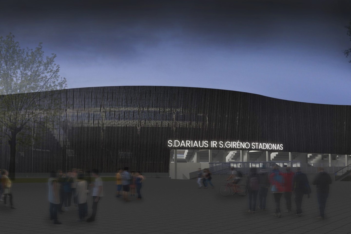 Kauno miesto savivaldybės įmonės „Kauno planas“ specialistai antradienį pristatė projektinius pasiūlymus, kuriuose jau galima matyti, kaip stadionas atrodys po rekonstrukcijos.