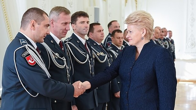 Prezidentė susitiko su Lietuvos policijos vadovais