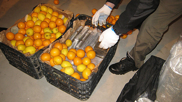 Milijoninę lietuvio narkotikų siuntą slėpė apelsinai ir citrinos