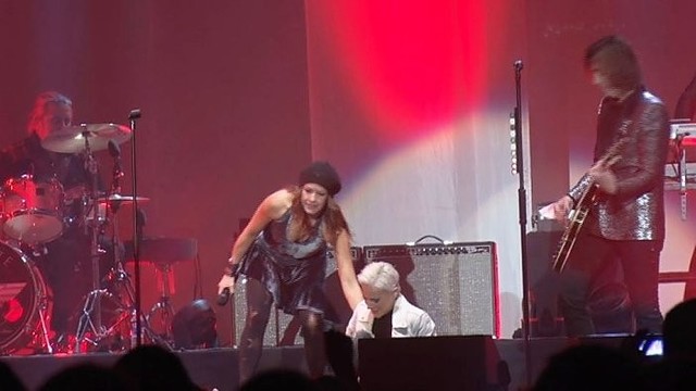 „Roxette“ vokalistė koncerto Kaune metu parkrito