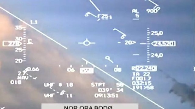 Rusijos naikintuvas vos neįsirėžė į norvegų F-16