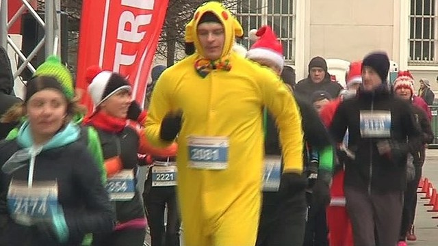 Kalėdinius kilogramus vilniečiai tirpdė maratone