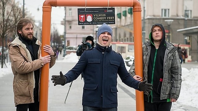 Vilniaus centre atidengta laimę nešanti „Džiaugsmo arka“