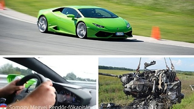 Nufilmuota: skriedamas 336 km/val sudaužė „Lamborghini“