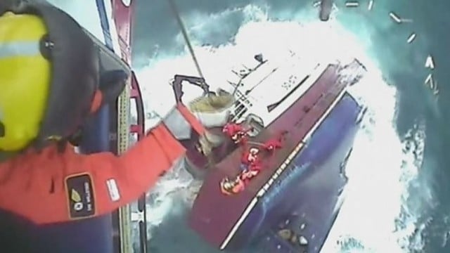 Per plauką nuo mirties: dramatiška žvejų gelbėjimo operacija