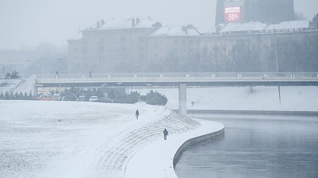 Kita savaitė atneš sniego, saulės beveik nematysime