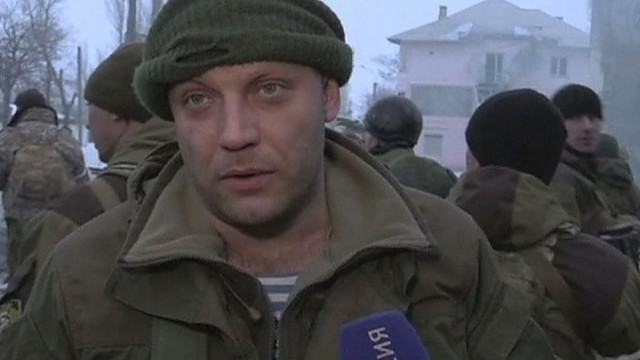 A.Zacharčenka: apsupome Debalcevę su 10 tūkst. ukrainiečių karių