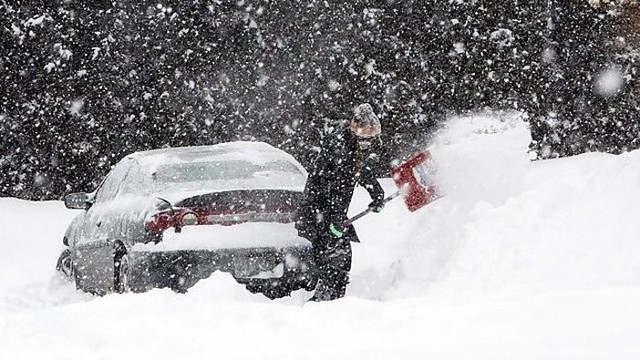 Bostono gyventojai tiek iškritusio sniego nematė beveik 20 metų