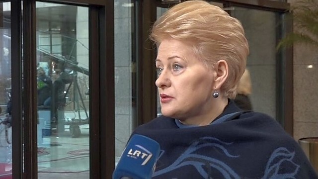 D. Grybauskaitė apie pasiekimus Minske: „Taika dar yra toli“