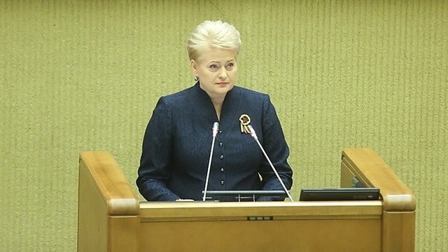 D. Grybauskaitė: „Ginklų žvangėjimą girdime iš tos pačios pusės“