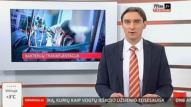 Kauno klinikose transplantuotos žarnyno bakterijos (I)