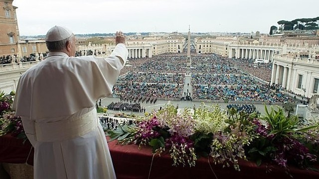 Per lietingas Velykas Vatikane — liūdnas popiežiaus sveikinimas