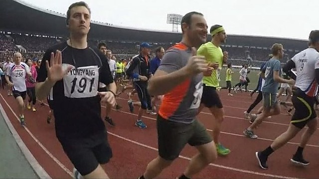 Šiaurės Korėja į maratoną įsileido daugiau kaip 600 užsieniečių