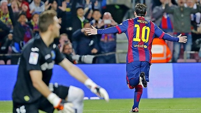 Ispanijoje – vartininką „išdūręs“ L. Messi 11 metrų baudinys