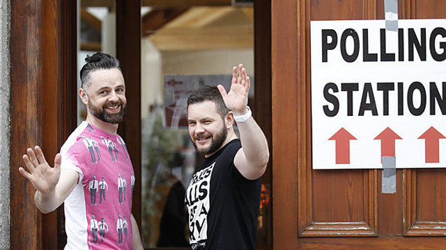 Airijoje - istorinis referendumas dėl homoseksualių santuokų