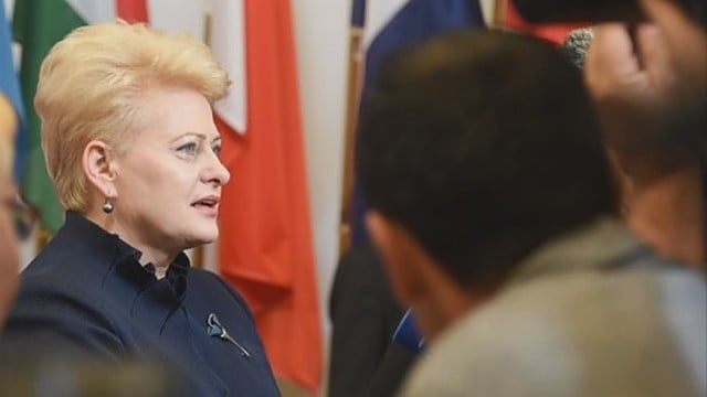 D. Grybauskaitė: „Krūpčioti, ką nusišneka Rusija, nereikia“