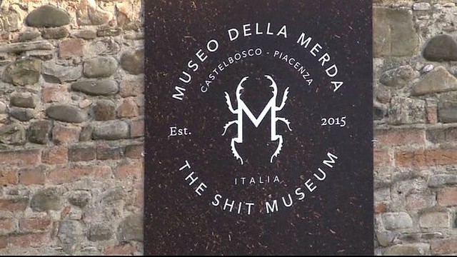Italijoje atidarytas muziejus kuriame eksponuojamas mėšlas