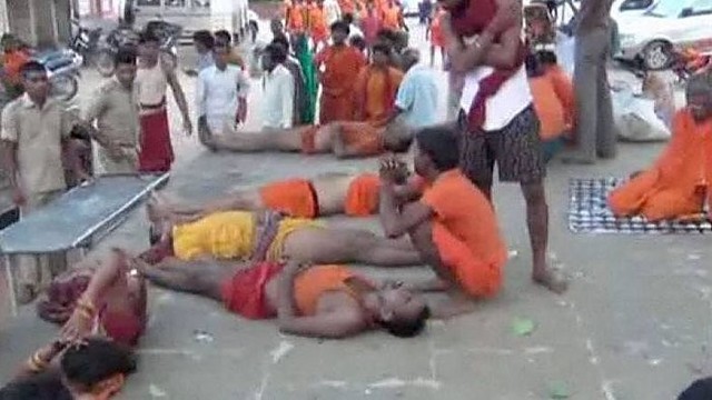 Košmaras Indijoje: per religinę šventę sutrypta 11 žmonių