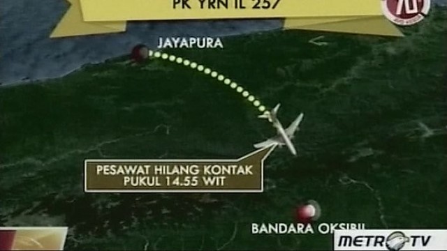 Katastrofa Papua – ne pirma Indonezijos oro linijų bendrovei
