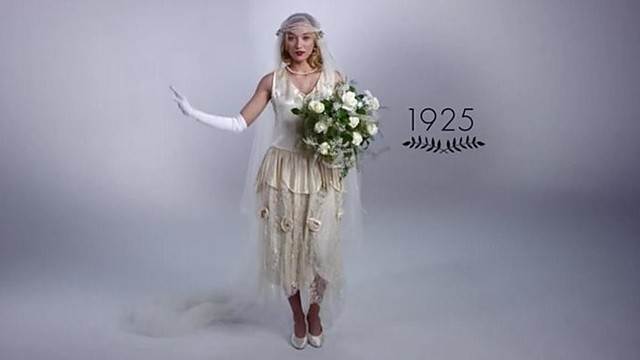 Kaip per šimtmetį keitėsi vestuvinių suknelių mados?