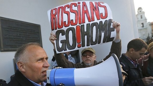 Aktyvistai priešinasi Rusijos oro pajėgų bazei Baltarusijoje