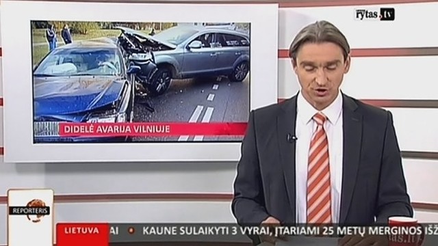 Eišiškių plente susidūrė 6 automobiliai I