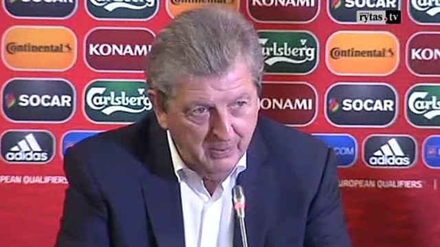 Anglijos treneris R. Hodgsonas: mače su Lietuva sieksime rekordo