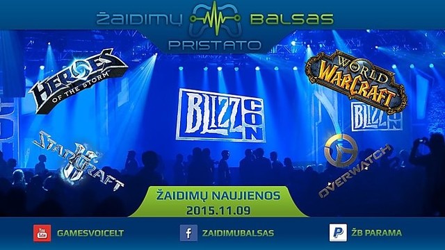 „Blizzard“ žaidimų fiesta „BlizzCon'e“