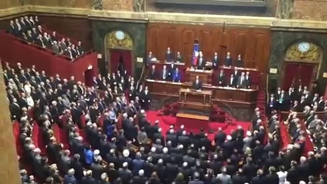 Štai kaip skamba nacionalinis himnas Prancūzijos parlamente