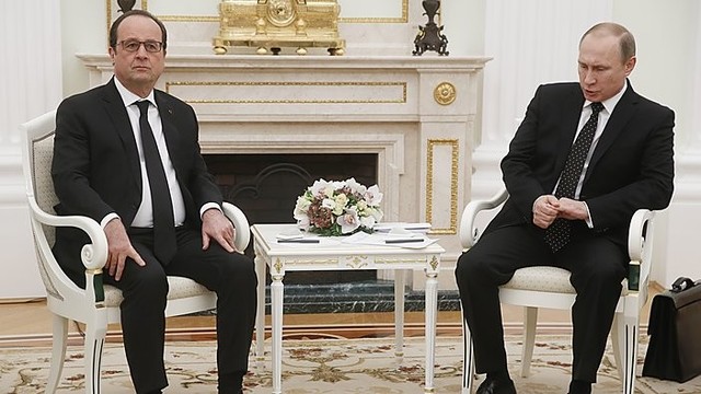 Rusija ir Prancūzija susitarė dėl bendradarbiavimo Sirijoje