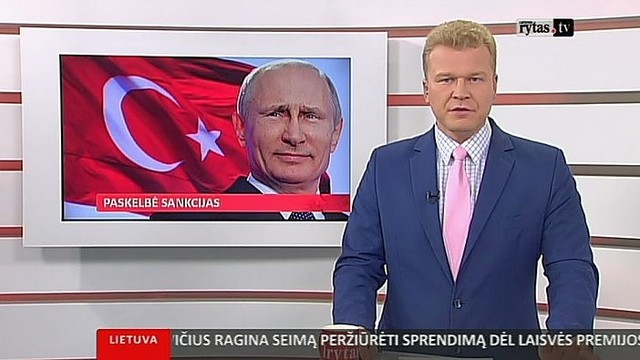 Vladimiras Putinas Turkijai paskelbė sankcijas