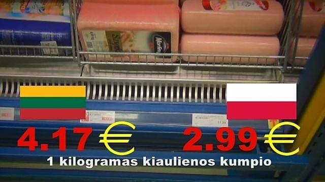 Tyrimas: kiek kartų Lenkijoje pigiau nei Lietuvoje?