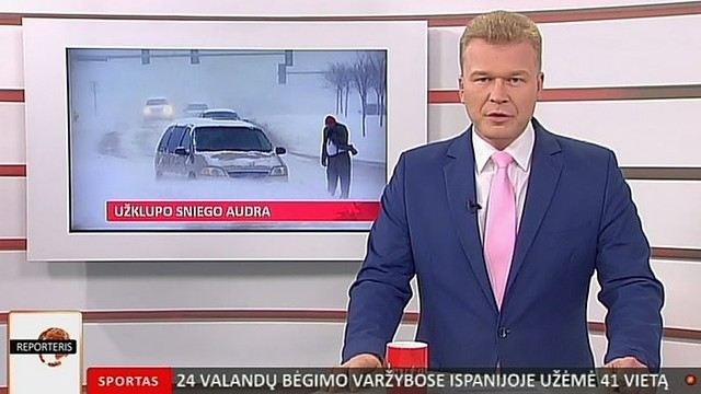 JAV gyventojus išgąsdino sniego audra