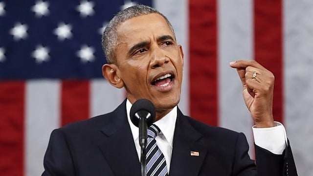 Barackas Obama pasakė paskutinę metinę kalbą šioje kadencijoje