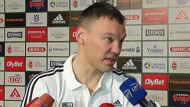 Šarūnas Jasikevičius: prieš mačą atsirado daugiau adrenalino