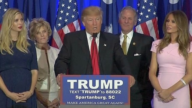 Pietų Karolinoje – Donaldo Trampo triumfas