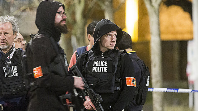 Briuselyje per antiteroristinį reidą nukautas vienas įtariamasis